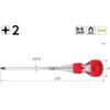 VESSEL (VESSEL) Ball Grip Safety Through-Screwdriver +2 x 150 250