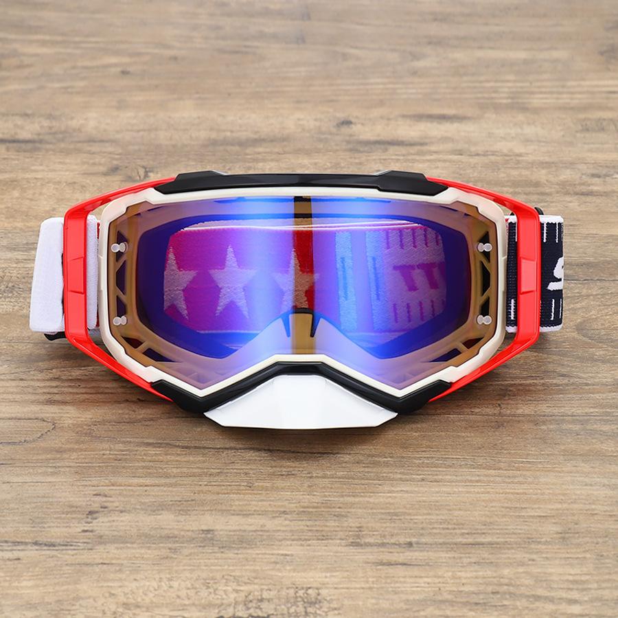 Motorcycle goggles for outdoor riding, windproof, sandproof, dustproof helmet goggles, sports glasses