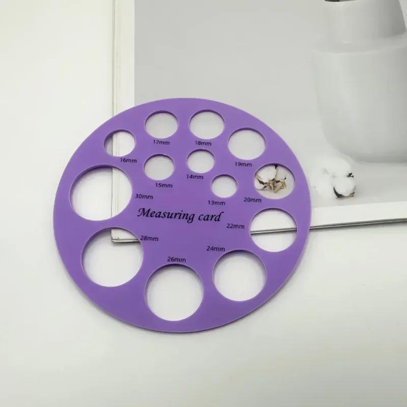 Silicone Nipple Measuring Card Non-stick Breast Pump Flange Circle Ruler Sizing Tool Efficient Breast Feeding Supply Accessories