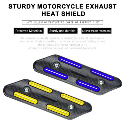 Motociklo išmetimo vamzdžio dangtis Apsaugos nuo nuplikimo šilumos izoliacija Universali motociklo išmetimo vamzdžio apdailos apsauga Skydo apsaugos modifikacijos atsarginės dalys