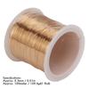 0.3mm Diameter Jewelry Copper Wire Round Light Gold Jewelry Knitting Wire Soft Metal Flexible Thread DIY Handcraft Wire