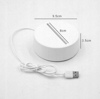 A small gift for Valentine's Day 3D lamp with the inscription I love YOU on USB 3 modes
