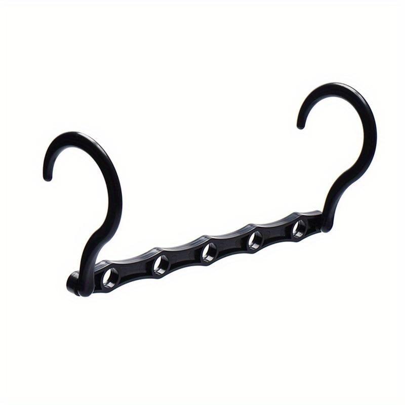 

Многофункциональный крючок, экономящий место, пластиковая вешалка с 5 отверстиями, простая складная ветрозащитная вешалка, подходит для квартир, общежитий, семей