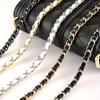 Metal Chain Purse Straps Replacement Crossbody, DIY Purse Chain Accessories, Crossbody Bag and Handbag Strap
