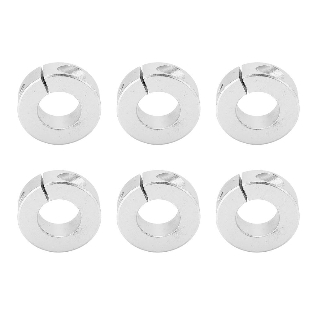 6 Stück Wellenring Aluminiumlegierung Stark Leicht Klemmring Lineare Bewegungsbegrenzung 4 5 Zoll Bohrung