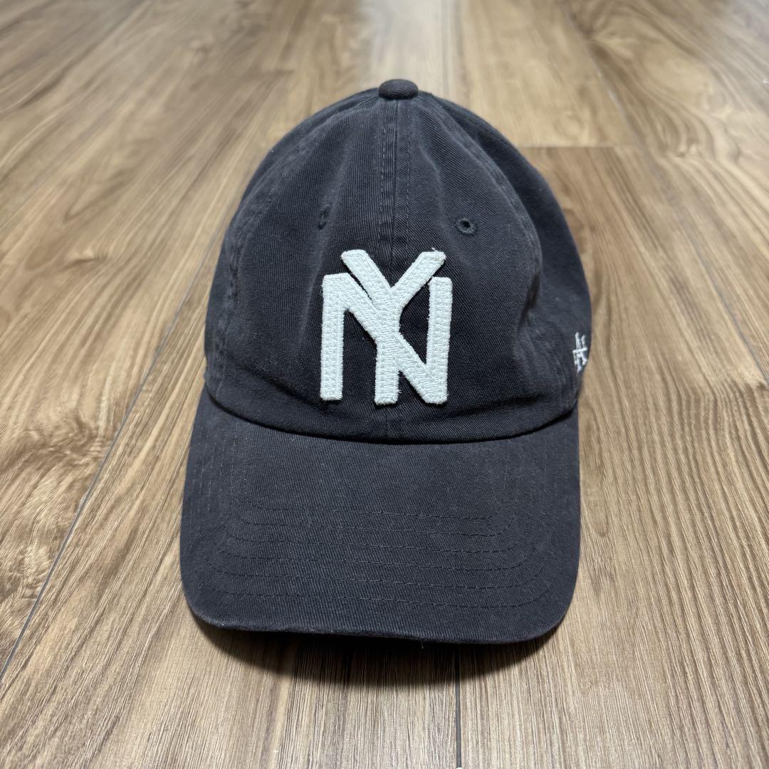 

[USED] AMERICAN NEEDLE Baseball Logo Cap Black