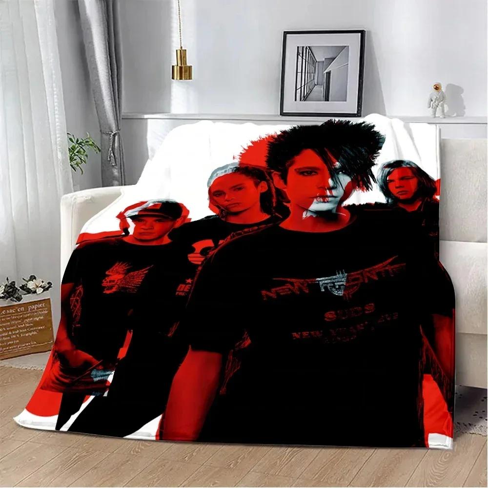Coperte Stampate Tokio Hotel Coperte da Picnic Coperte Calde Coperte Morbide e Comode Casa Viaggio Regalo di Compleanno