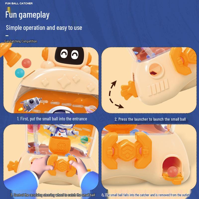 Space Bean Catch Ball Game: Educational Desktop Toy for Children
