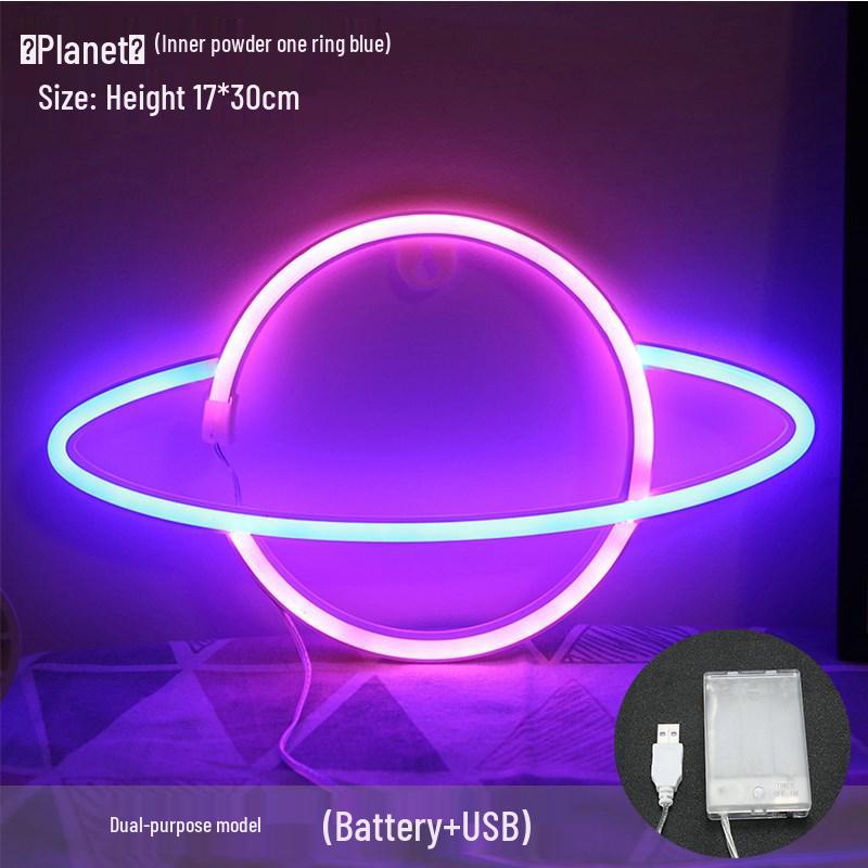 Trendy LED Neon Night Light Sign for Wall Décor