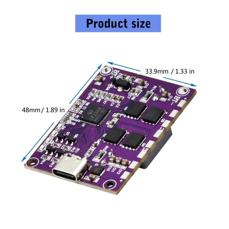 IP2368 USB C Power Delivery Modul Bidirektionale Boost Buckes Wandler Für Stabilen 5V 20V Ausgang