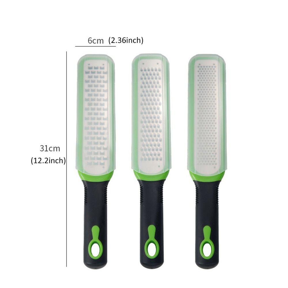 304 Stainless Steel Zester with Protective Cover Sharp Fruit and Vegetable Grater Convenient with Handle Lemon Grater