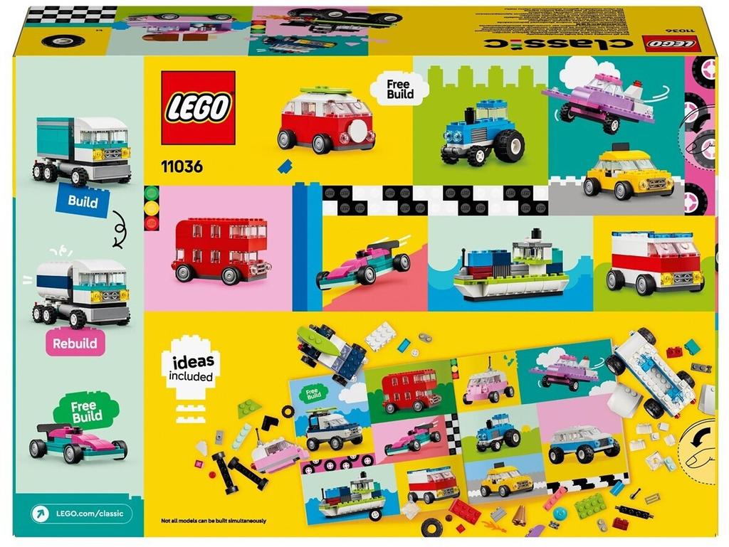LEGO конструктор Classic – Творческие транспортные средства (11036)