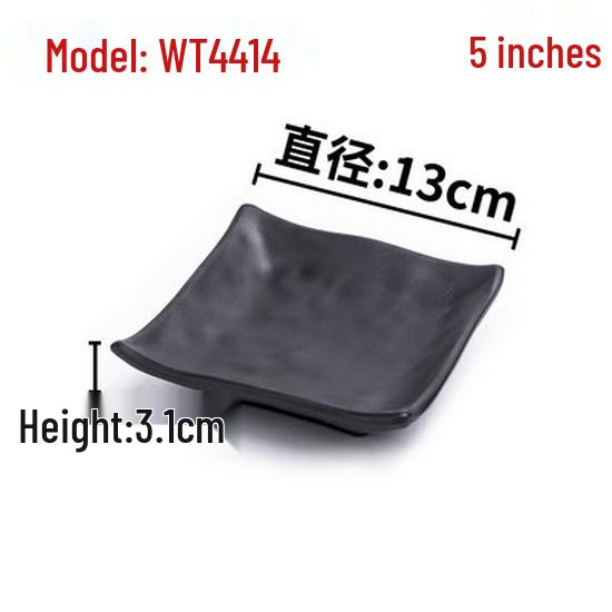 Melamine Plate: Imitation Porcelain Dinner & Snack Plate for Restaurants & Bars