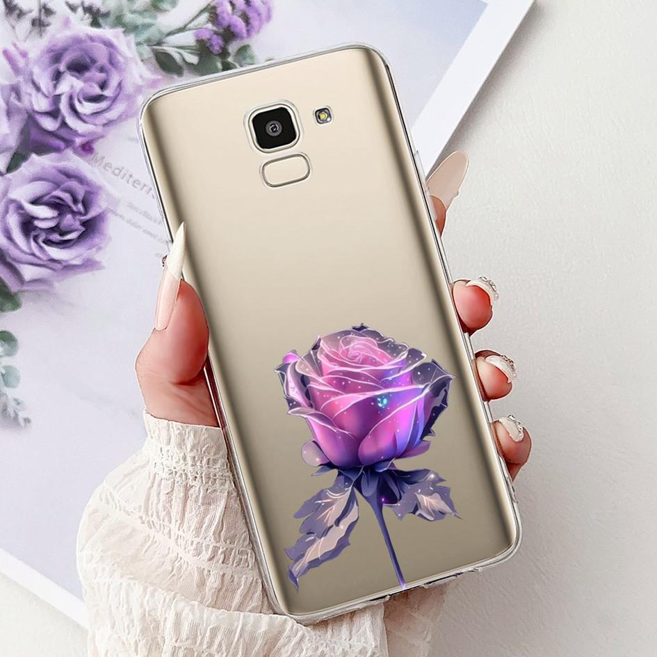 For Samsung Galaxy J6 2018 J600 SM-J600F Case Luxury Marble Dragon Soft Clear Silicone Phone Cover For Samsung J6 Plus J610 Capa