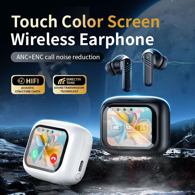 In-ear Bluetooth Translation Headset LED Touch Screen Noise Reduction Headset