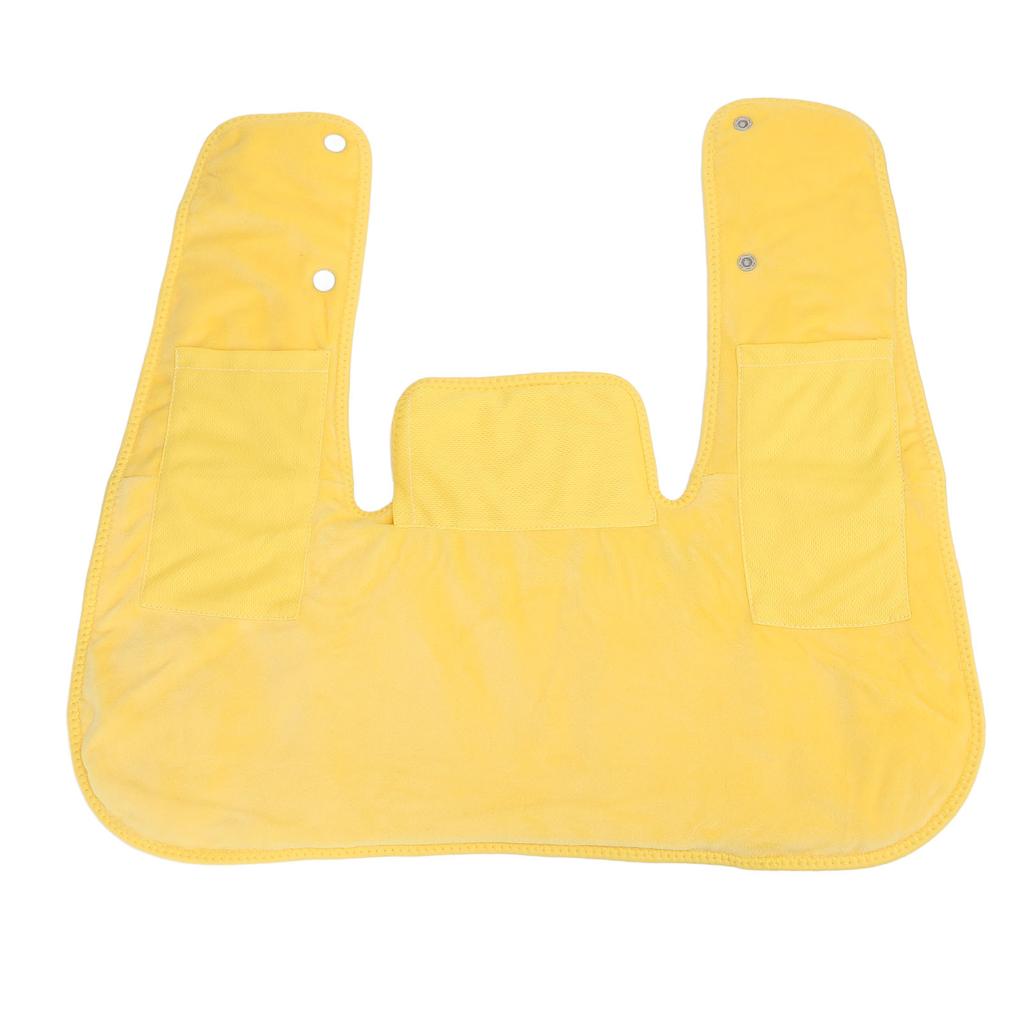 Neck and Shoulder Heating Wrap 3 Temperature Settings 3 Timers Velvet Heated Neck Shoulder Pad Yellow
