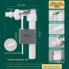 Modern Minimalist Concealed Water Tank Inlet Valve With Installation Fittings For Wallhung Toilets