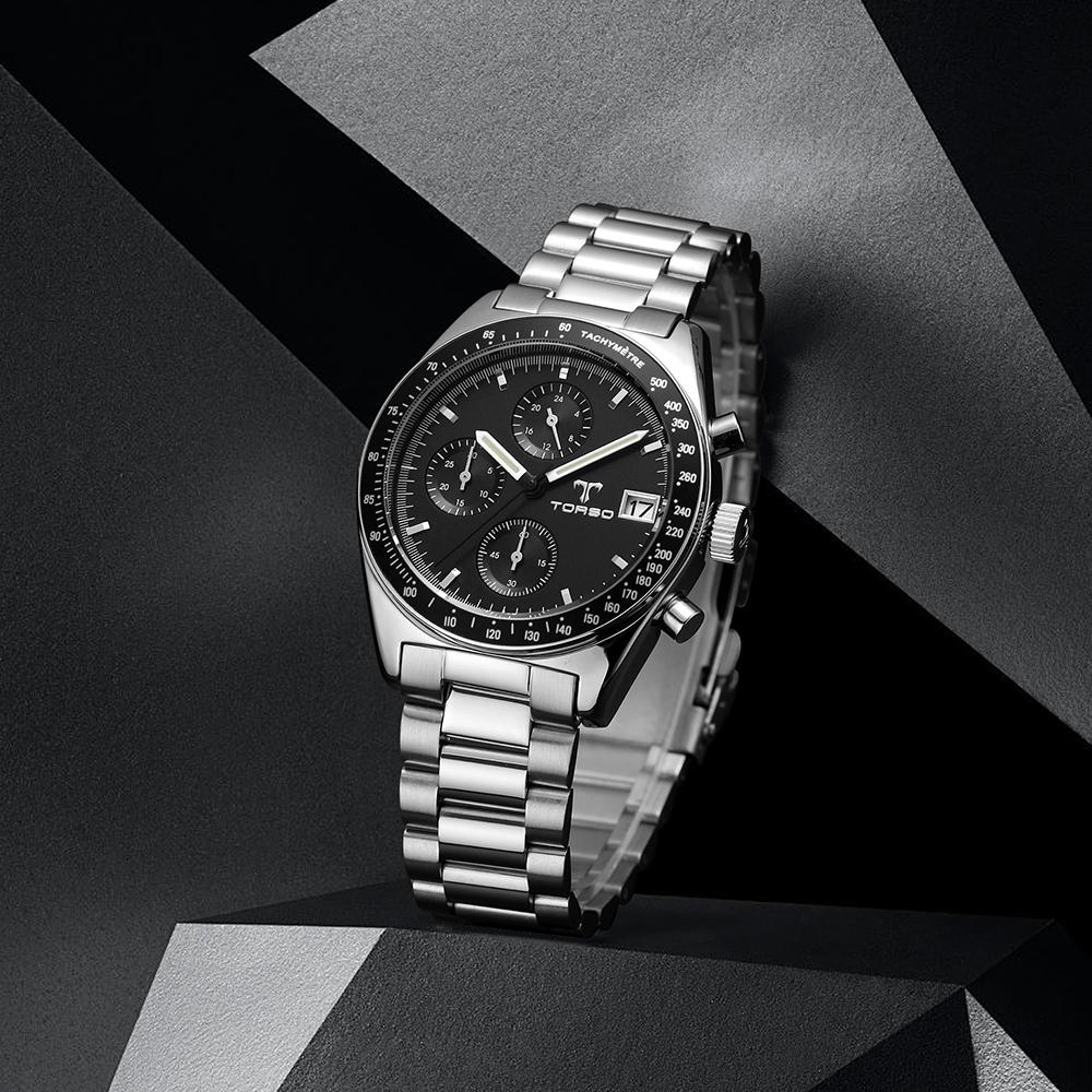 Toleuso T506M-Sbs Aspect Chronograph Metal Watch