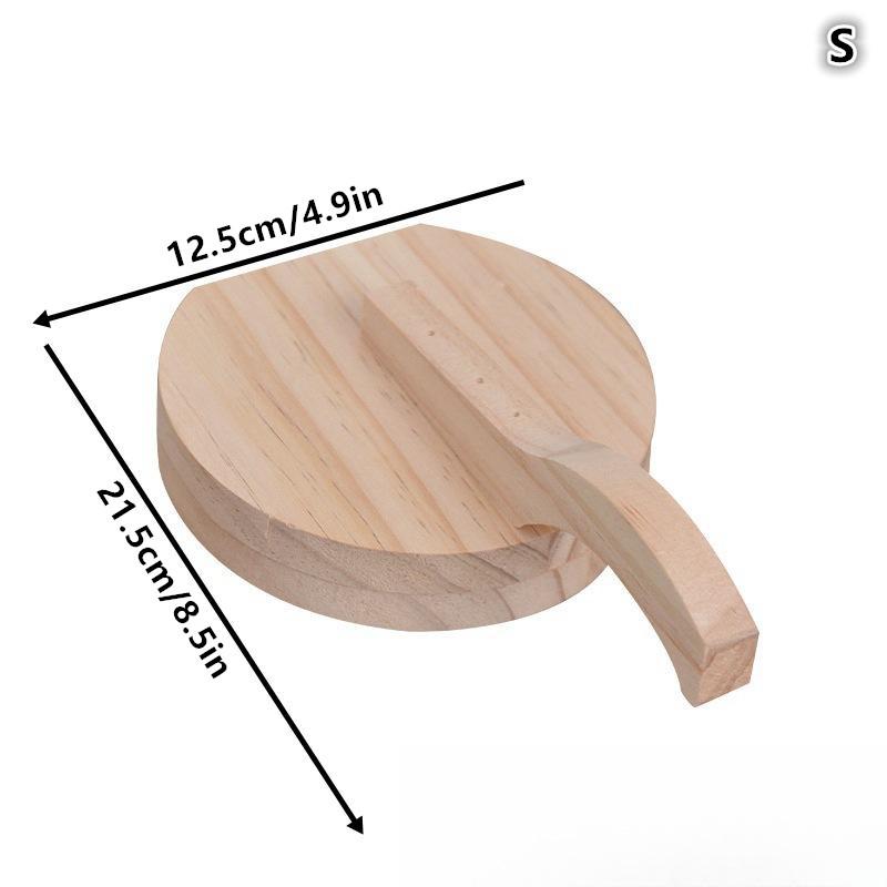 

Dumpling Dough Press Tool for Homemade Dumpling Skins Manual Wrapper Maker NonStick Wooden Mold Kitchen Accessories