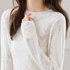 Women's Wool Blend Jacquard Knit Top