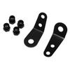 Folding Bike Mudguard Lug Alloy Folded Up Bicycle Hooks with Screws Hanger Nuts Clips