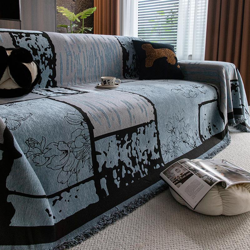 

Эластичный чехол для дивана с усиленными швами, стильный чехол для дивана и водонепроницаемый чехол для дивана для активных домов 180x130cm