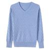 V-Neck Knitted Long-Sleeve Sweater: 2025 Early Autumn Fashion for Women
