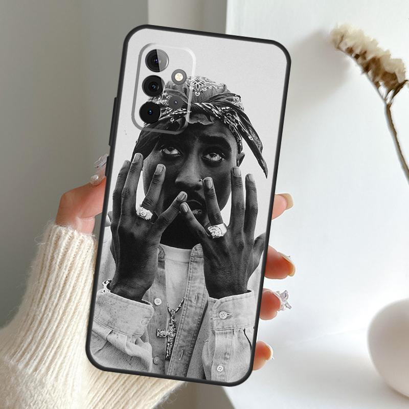 Rapper 2pac Singer Tupac Case For Samsung Galaxy A52 A32 A12 A16 A26 A36 A56 A15 A35 A55 A34 A54 A13 A33 A53 A17 A06