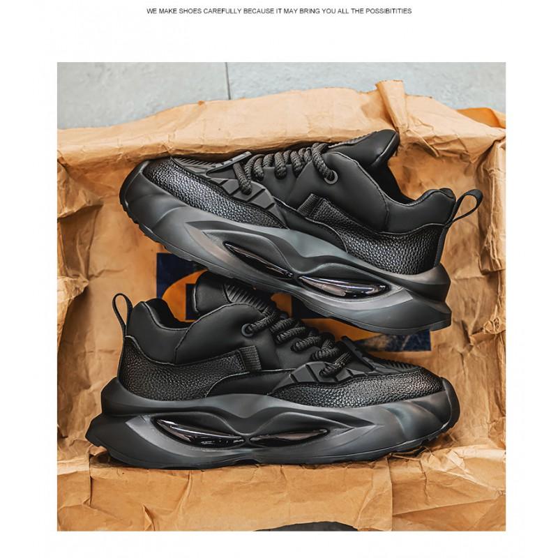 Mens Chunky Sneakers Thick Sole Comfortable Casual Shoes Daily Wear Walking Campus Style