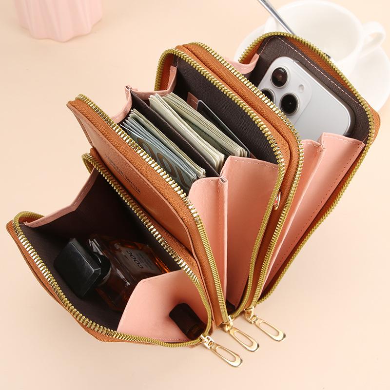 Handy-Geldbörse, kleine Umhängetasche, Handytasche, modisch, für den täglichen Gebrauch, Kartenhalter, Mini-Umhängetasche für Damen