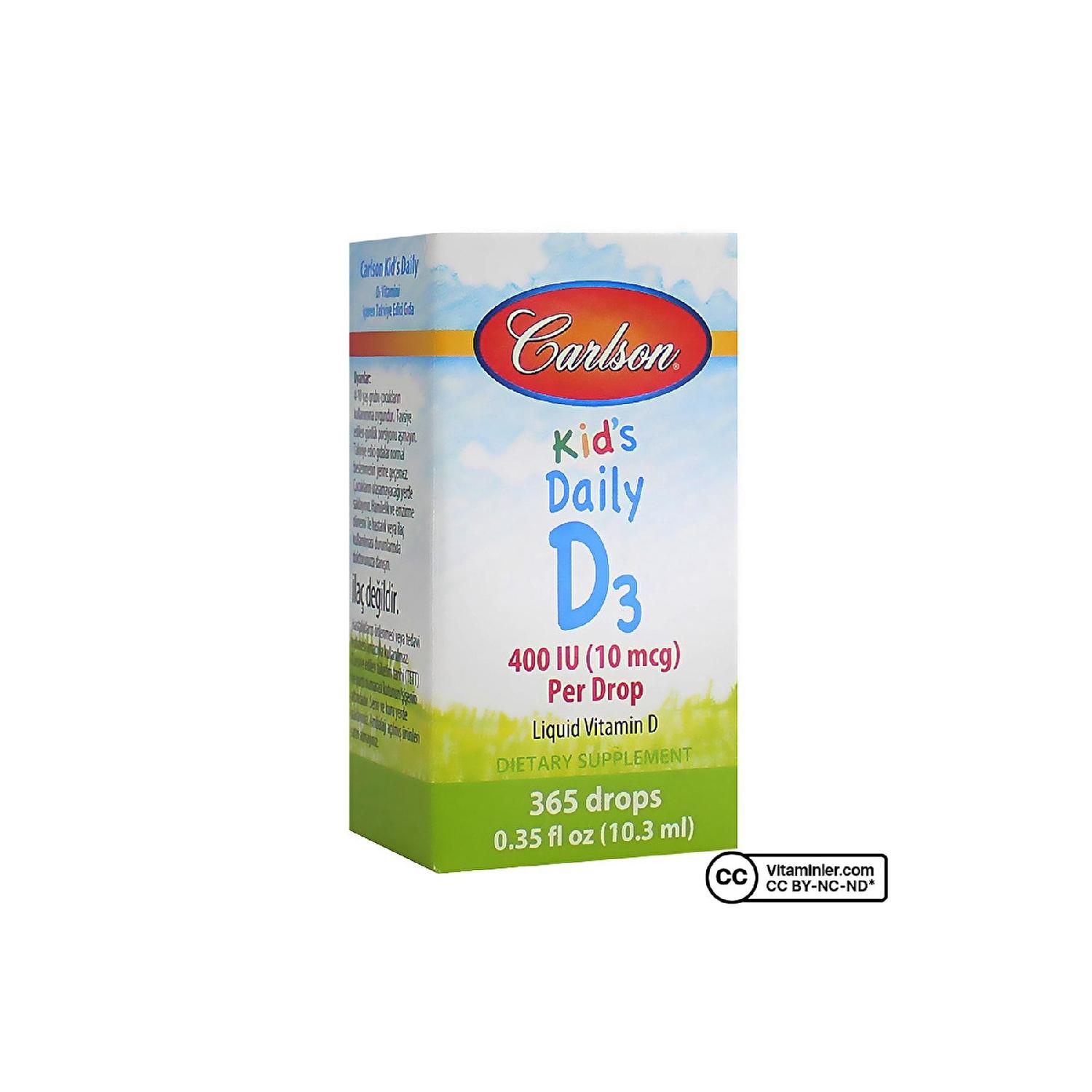 

Kid s Daily D3 400 Iu Drop Vitamin D3 Drop 10.3 Ml