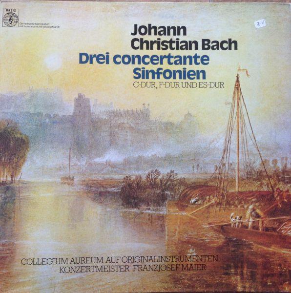 

LP Record JOHANN CHRISTIAN BACH , COLLEGIUM A - Drei Concertante Sinfonien (C-Dur, 347211 Orbis 1979 Germany Classical Used