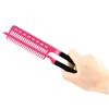 1pcs Folding V Type Hair Straightener Brush Hairdress Tool Hairdressing Combs Natural Hair Styling Curling Comb Hair