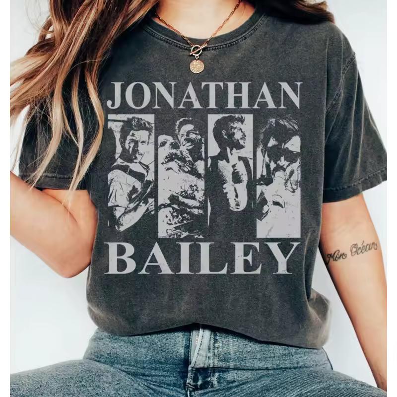 Retro Jonathan Bailey TV Drama Comfortable Color Shirt for All Seasons, Casual and Fashionable, Suitable for Both Men and Women