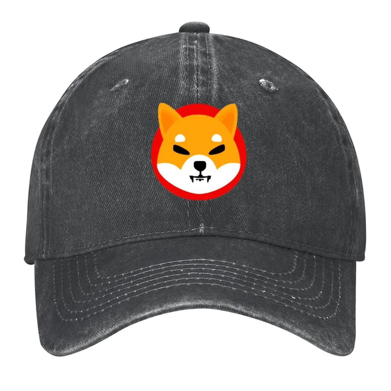 

$SHIB Baseball Cap black Sunhat Beach Outing Luxury Cap Women s Beach Men s промывают черный