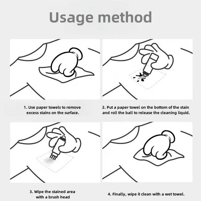 Clothes Stain Remover Pen Portable Waterless Instant Stain Removal Pen Grease Detergent Emergency Decontamination Cleaning Stick