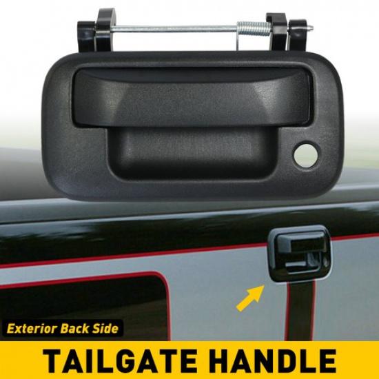 NEW Tailgate Handle For 04-13 Ford F-150 With Keyhole Textured Black Exterior