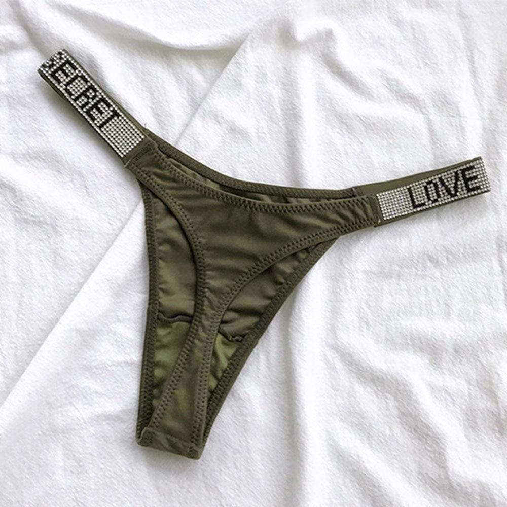 Femmes Sexy String String Strass Dames Lingerie Sous-Vêtements Sous-Vêtements De Fitness