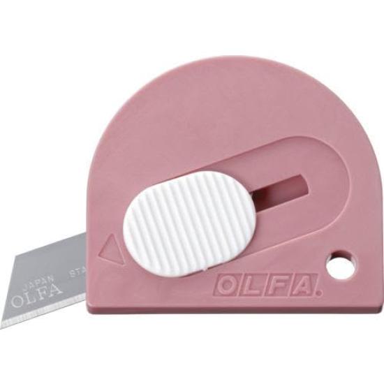 Olfa Mauve/Pink Magnetic Mini Touch Knife Cutter, R, 244B-Mpk