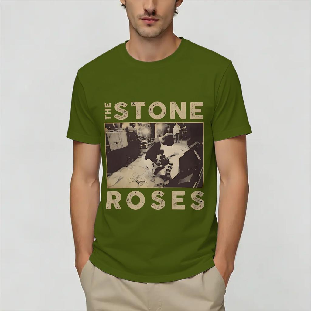The Stone Roses T-shirt Zomer Mode T-shirts Unisex 100% Katoen Ronde Hals Oversized Top T-shirts Korte Mouw Y2K Retro T-shirt