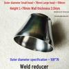 Hongshun 304 Stainless Steel Polished Concentric/Eccentric Reducer Pipe