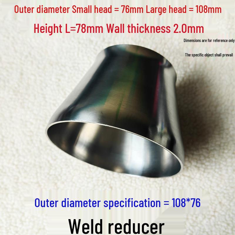 Hongshun 304 Stainless Steel Polished Concentric/Eccentric Reducer Pipe