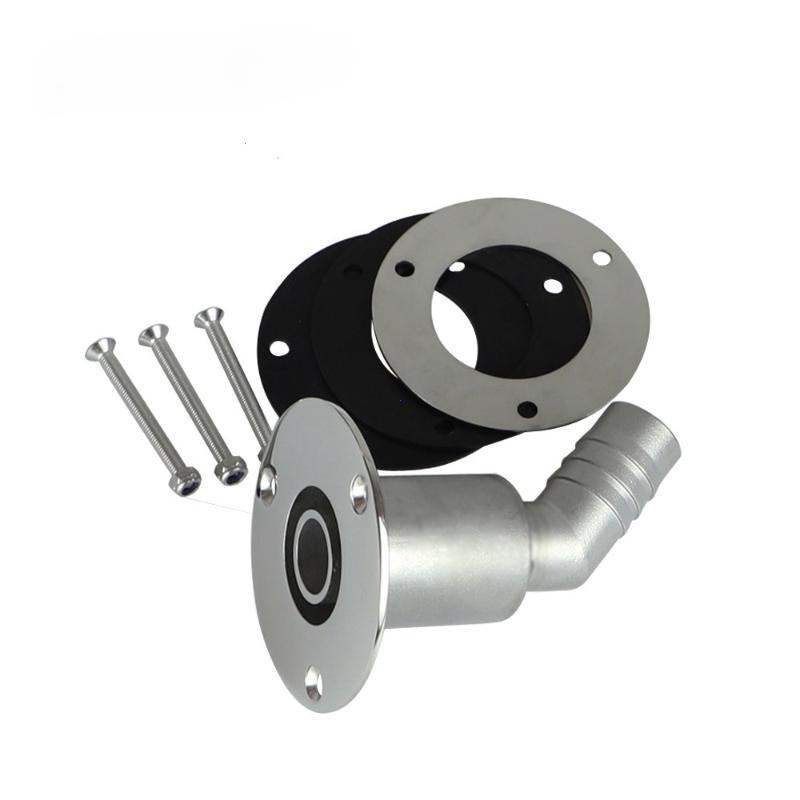 22/24mm Marine Parking Heater Vent Discharge Pipe Stainless Steel Air Diesel Heater Thru Hull Exhaust Fitting Tube Pipe Socket