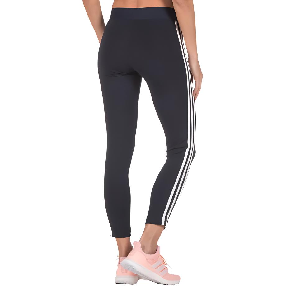 Adidas Essentials 3-Stripes High-Waisted Slim Fit Casual Tights Women Tights Blue DU0681