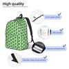 Green Puffle Fashion Backpack with Pocket Student Hiking Travel -Intro Daypack for Men Women Laptop Shoulder Bag