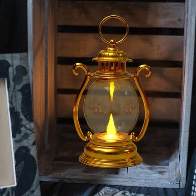 Elektronische Retro-LED-Kerzenlampe, langlebig, sicher, umweltfreundlich, dekorative Geschenklaterne mit einfachem Batteriewechsel