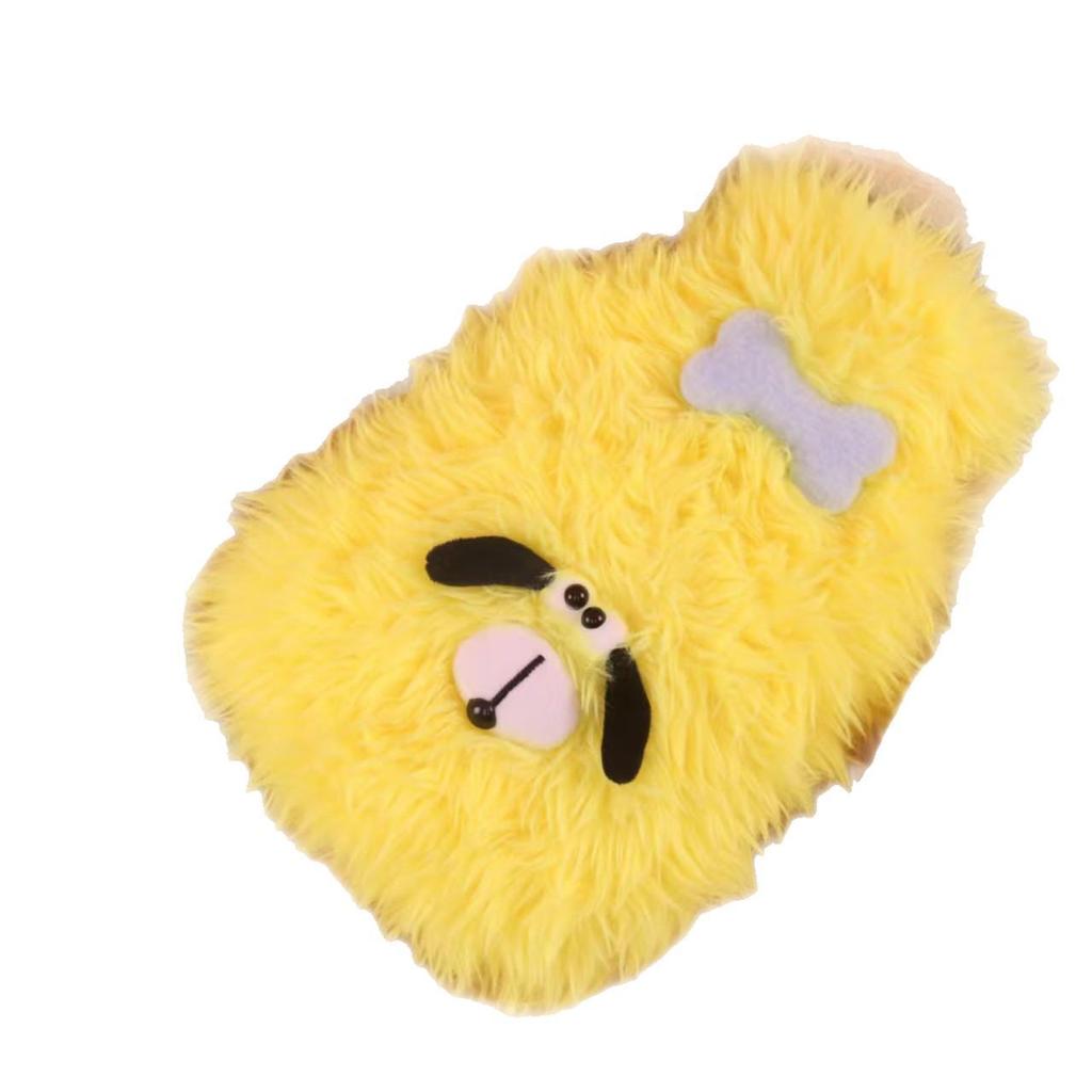 Cute Cartoon Monster PVC Hot Water Bag for Abdomen and Bed, Explosion-Proof