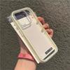 Luxury Transparent Shockproof Phone Case For iPhone 16 16E 14 15 Plus 11 12 13 Pro Max Color Frame Bumper Armor Protective Cover