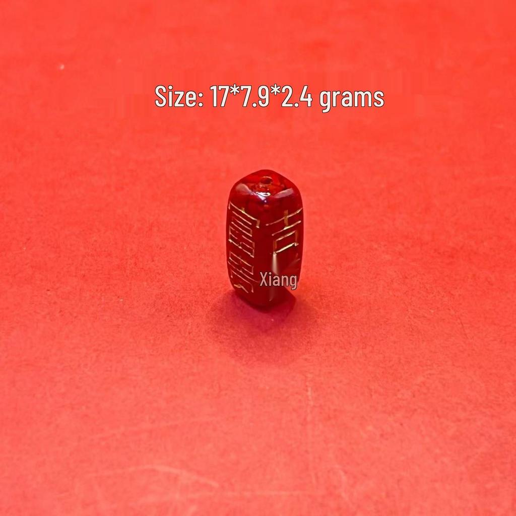 Original Gold-Plated Cinnabar Turtle Shell Fu Plaque and Gourd Pouch Accessories