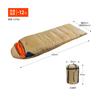 Snugpak Sleeper Expedition II Square Light Zip Sleeping Bag, Desert Tan, Fall/Winter Use [Comfortable Temperature -12°C] (Official Japanese Product)